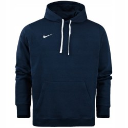 Outlet NIKE Bluza Męska Bawełniana z Kapturem dresowa rozmiar L granatowa