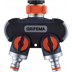 Outlet GRIFEMA rozdzielacz 2-drożny 3/4" i 1/2" regulacja przepływu