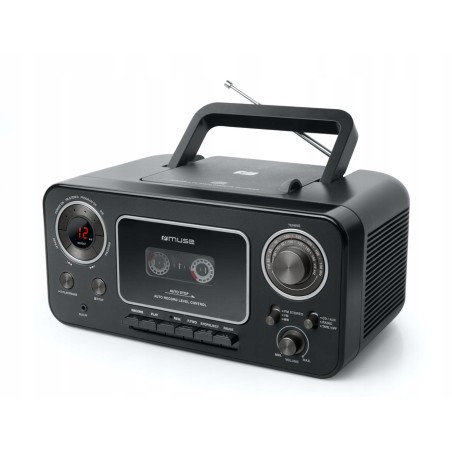Outlet Odtwarzacz CD Muse M-182 RDC z radiem FM i kasetami przenośne