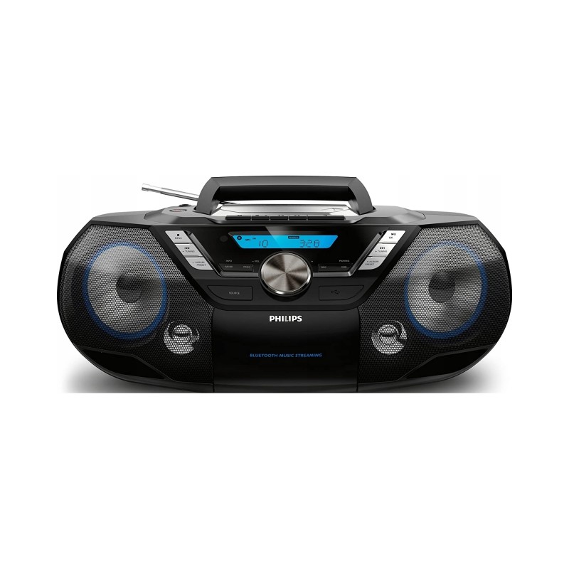 Outlet Radioodtwarzacz FM DAB Philips AZB798T/12 Bluetooth płyta CD czarny