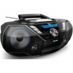 Outlet Radioodtwarzacz FM DAB Philips AZB798T/12 Bluetooth płyta CD czarny