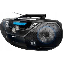 Outlet Radioodtwarzacz FM DAB Philips AZB798T/12 Bluetooth płyta CD czarny