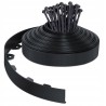 Outlet VOUNOT Obrzeże Trawnika Plastikowe 20m Palisada 5cm Czarny