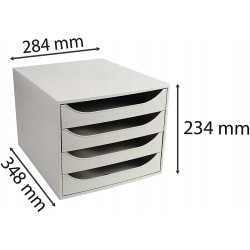 Outlet Exacompta 228606D Szafka na dokumenty Office ECOBOX 4 format A4+
