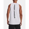 Outlet Under Armour koszulka bez rękawów Tank Top bawełna L biały