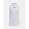 Outlet Under Armour koszulka bez rękawów Tank Top bawełna L biały