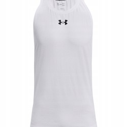 Outlet Under Armour koszulka bez rękawów Tank Top bawełna L biały
