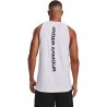 Outlet Under Armour koszulka bez rękawów Tank Top bawełna L biały