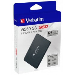 USZKODZONY Dysk SSD Verbatim VI550 S3 SSD 128GB 2,5" SATAIII zapis 430 MB/s