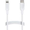 Outlet Kabel AmazonBasic USB typ C - Apple Lightning 1,8 m biały