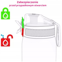 Outlet Ion8 Bidon butelka lekka tritanowa 750ml z miarką Różowy