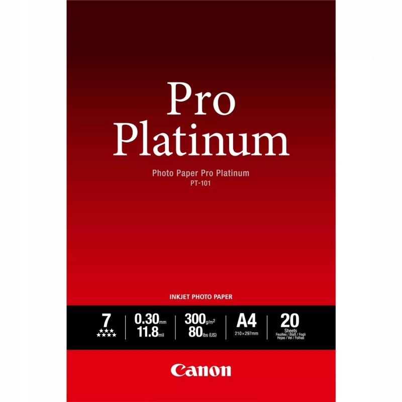 Outlet Profesjonalny Papier Fotograficzny Błyszczący Canon PT-101 A4