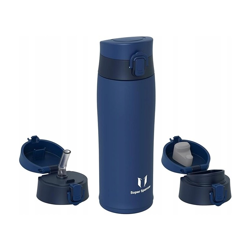 Outlet c Butelka Super Sparrow 500 ml z dwoma zamknięciami i blokadą