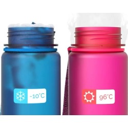 Outlet Butelka na wodę 500 ml BIDON ion8 BPA-free z uchwytem i blokadą