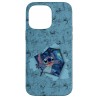 Outlet Etui z ramką do iPhone 14 Pro Max TPU niebieskie Disney Lilo &