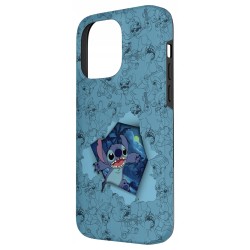 Outlet Etui z ramką do iPhone 14 Pro Max TPU niebieskie Disney Lilo &