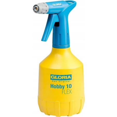 Opryskiwacz ręczny Gloria Hobby 10 1l 11x 27 cm 3 bary żółto-niebieski