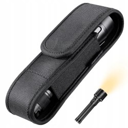 Outlet Etui nylonowe JEYORZY do latarki T6 L2 R5 czarne 16 x 4 cm lekkie