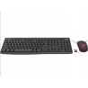 Outlet Zestaw klawiatura i mysz Logitech czarny membranowa AZERTY OPIS