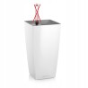 Outlet LECHUZA 18050 MAXI CUBI DONICZKA Z SYSTEMEM NAWADNIANIA BIAŁA 26 CM