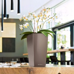 Outlet LECHUZA 18050 MAXI CUBI DONICZKA Z SYSTEMEM NAWADNIANIA BIAŁA 26 CM