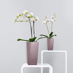 Outlet LECHUZA 18050 MAXI CUBI DONICZKA Z SYSTEMEM NAWADNIANIA BIAŁA 26 CM