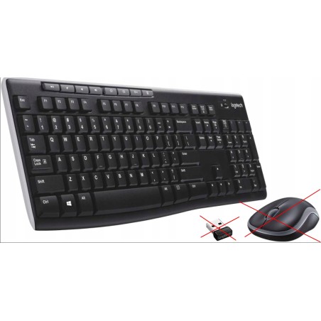 Outlet KLAWIATURA BEZPRZEWODOWA LOGITECH MK270 WŁOSKA membranowa OPIS