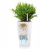 Outlet LECHUZA 18050 MAXI CUBI DONICZKA Z SYSTEMEM NAWADNIANIA BIAŁA 26 CM