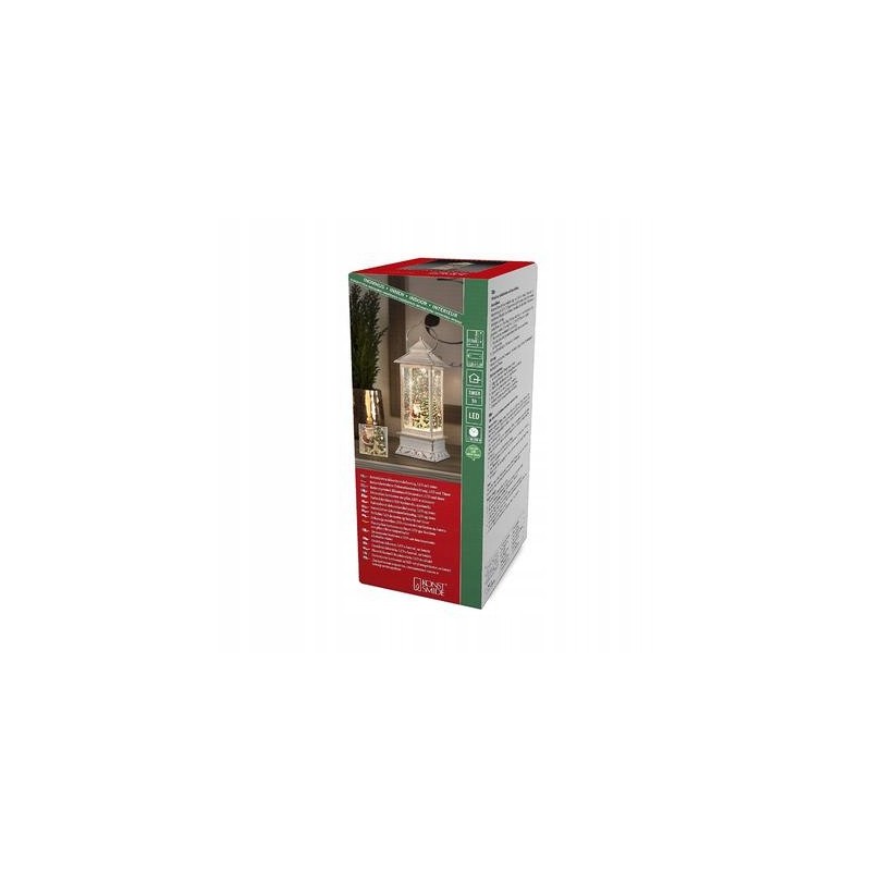 Outlet Konstsmide 4364-200 Latarnia Lampion LED Święty Mikołaj ciepła biel