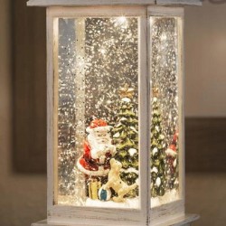 Outlet Konstsmide 4364-200 Latarnia Lampion LED Święty Mikołaj ciepła biel