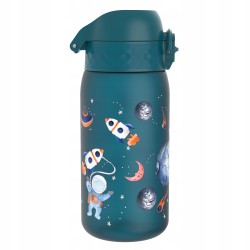Outlet ION8 Niebieska butelka na wodę z motywem kosmonauty i kosmosu 350 ml