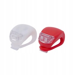 Outlet LEOFLA Zestaw 2 lamp LED do roweru przód i tył 3 tryby IPX4 OPIS