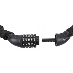 Outlet Zabezpieczenie rowerowe kłódka Amazon AB-BL110 97cm czarne