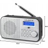 Outlet Radioodtwarzacz Majestic DAB/DAB+/FM 3.7V/2000mAh Rt-194Dab srebrny