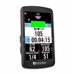 Outlet Licznik rowerowy BRYTON GPS Rider S810E z ekranem LCD 3,5"