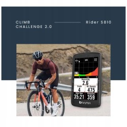 Outlet Licznik rowerowy BRYTON GPS Rider S810E z ekranem LCD 3,5"