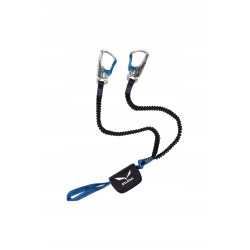 Lonża Salewa Premium Attac Via Ferrata Do Wspinaczki czarno-niebieski