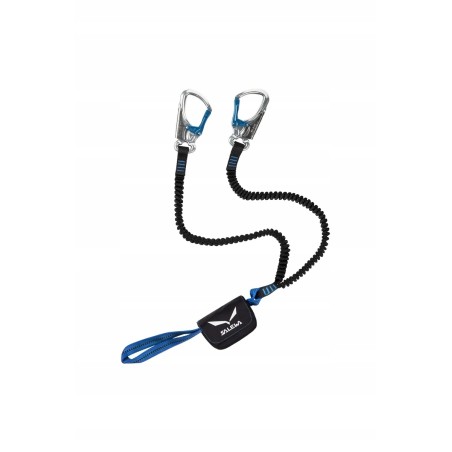 Lonża Salewa Premium Attac Via Ferrata Do Wspinaczki czarno-niebieski