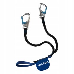 Lonża Salewa Premium Attac Via Ferrata Do Wspinaczki czarno-niebieski