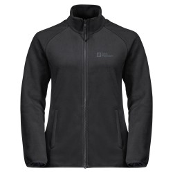 Kurtka przeciwdeszczowa Jack Wolfskin Ocieplana 3w1 z Kapturem S Czarny