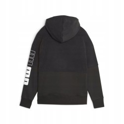 Puma Power Colorblock Zimowa Bluza z Kapturem S Czarny