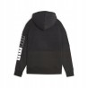 Puma Power Colorblock Zimowa Bluza z Kapturem S Czarny
