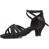 Outlet TRIWORIAE Damskie sandały taneczne latino czarne 4 cm rozmiar 37 EU