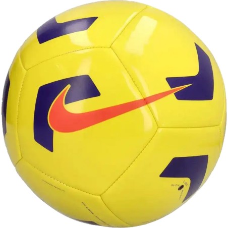 Outlet Piłka nożna Nike Pitch Training 24 r. 5 żółta z fioletowo-czerwonymi