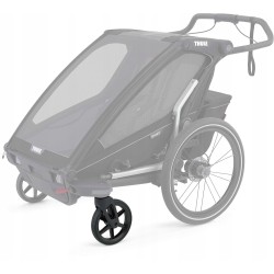 Outlet Kółko spacerowe Thule Paseo Th Coaster Xt szare 8'' lekki tytanowy
