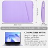 Outlet Pokrowiec HEDUGO na laptopa 13-14" wyściełany, fioletowy, 2