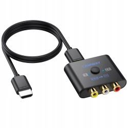 Outlet Konwerter RCA/AV na HDMI 720/1080P do PS2, Wii, N64, Xbox CAMWAY