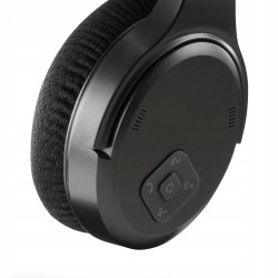 Outlet Słuchawki bezprzewodowe nauszne Bluetooth Hama TV PC stacja Czarny