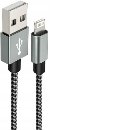 OUTLET iPhone Lightning Kabel ładowania Apple Nylon Szybkie ładowanie 1,5m