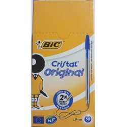 Outlet Długopis tradycyjny Bic Cristal Original niebieski 49 sztuk